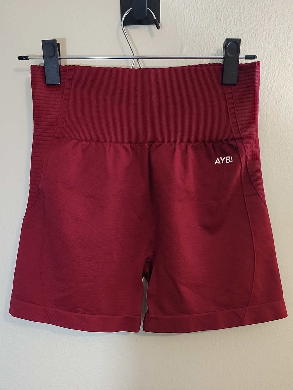 AYBL Empower Seamless Shorts Red Wine L